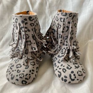 MONKEY FEET Toddler Girls Moccasins